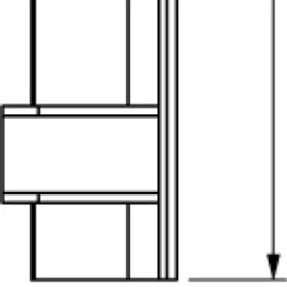 Plaque de fermeture Bettermann gauche SL 20×70, PVC, blanc pur, 9010 