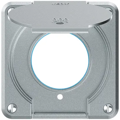 Parte superiore robusto per presa IP55 guarnizione tonda & lenticchia alluminio 
