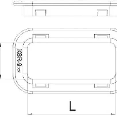 Anello di protezione Bettermann 51.5×21.5mm per canale piccoloAZ 