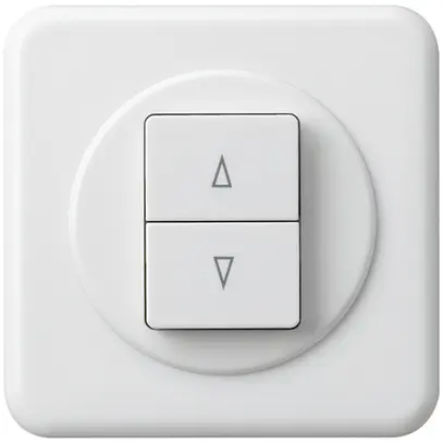 Kit front. INC basico bianco 86×86mm per interr. per tapp.doppio 