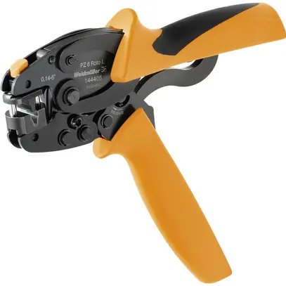 Crimpwerkzeug Weidmüller PZ ROTO L für Aderendhülsen, 0.14…6mm² Trapezcrimp 