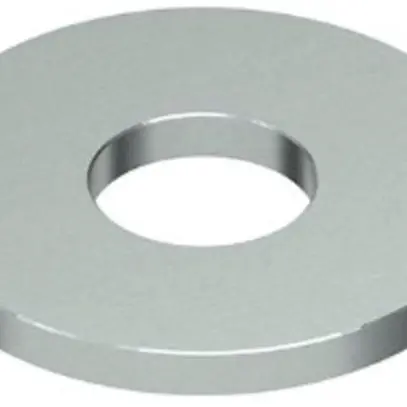 Ranella 24mm alesaggio 8mm galvanizzato 