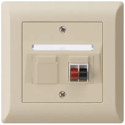 Presa INC audio kallysto.line 1×beige morsetto per 1 altoparlante 