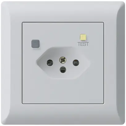 Presa INC KLI T13 FI 30mA grigio chiaro 