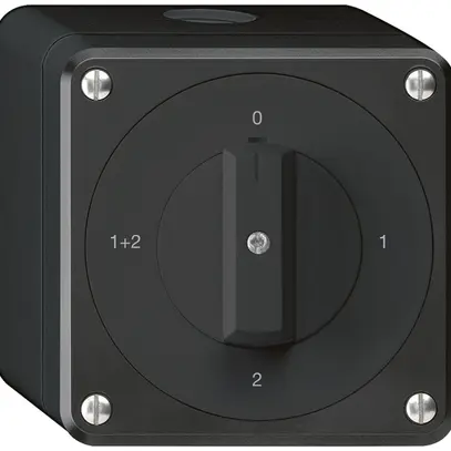 Interrupteur rotatif AP robusto IP55 schéma 1/1P noir 