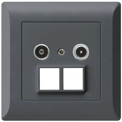 Presa multimedia INC kallysto.line R/TV 19dB 2GHz antracite 