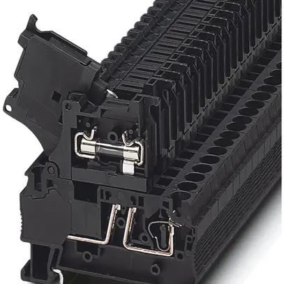 Morsetto di sicurezza conness.a molla 6A fusibile G5×20mm 