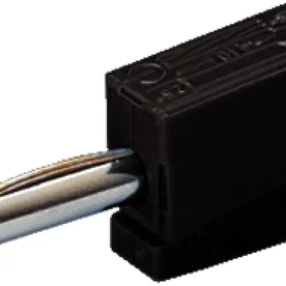 Bananenstecker WAGO 4mm schwarz 