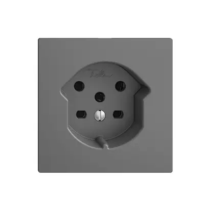 Prise ENC EDIZIOdue T15 gris foncé 