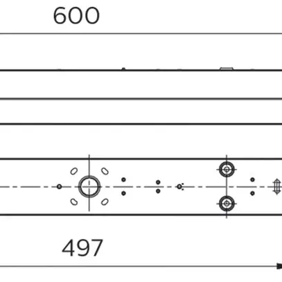 Lampada lineare LED Philips BN126C PSU 17W 2200lm 4000K 0.6m bianco 