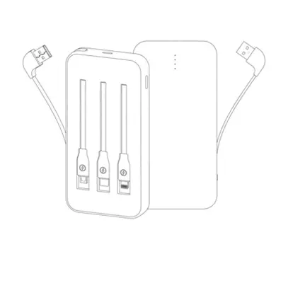 Batterie externe XLayer PLUS All-in-One PD 10000mAh PD 18W 153×76×22mm 260g 