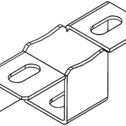 Brida a zoccolo Esta inoss. M25 