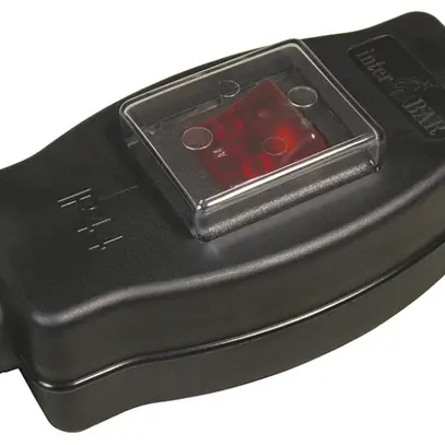 Interruttore intermedio a cavo ELBRO, 16(4)A, 250VAC, 2 poli, IP44, nero 