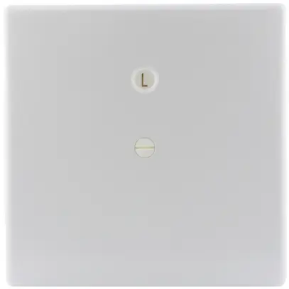 Couvercle à vis Ammer 140×140mm blanc 