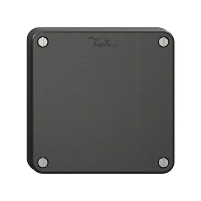 Blindabdeckung NEVO N.CO Einbautiefe 3 mm, schwarz 