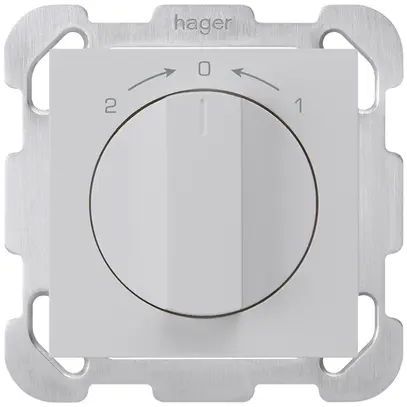 Contatto rotativo INC 1>0<2 grigio chiaro kallysto con manopola 