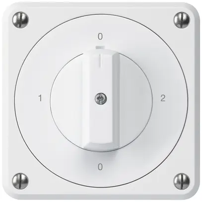 Interruttore rotativo INC robusto IP55 S2/1P bianco per combinazione 