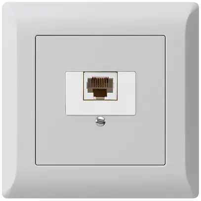 Presa di raccordo INC kallysto.line 1×RJ45u grigio chiaro 