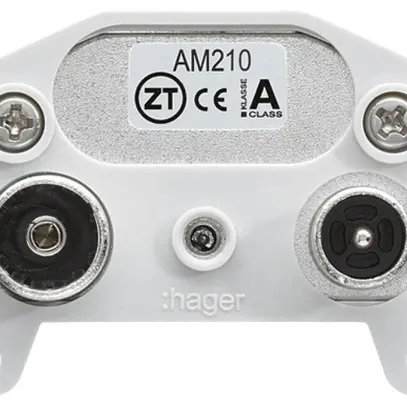 Inserto per presa antenna Hager R/TV montaggio E 10.5dB 2GHz 