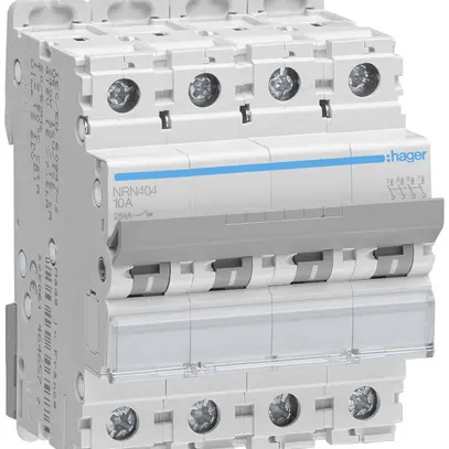 Disgiuntore Hager MCB 4P 415V tipo C 4A 4UM 