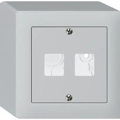 Kit frontale AP kallysto Q per 2 moduli grigio chiaro 