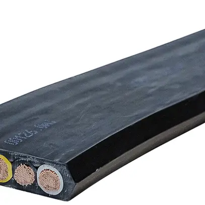 Cavo piatto Woertz 5×25mm² senza alogeni nero UV B2ca 