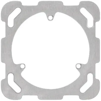 Placca di fissaggio Hager 1×1 