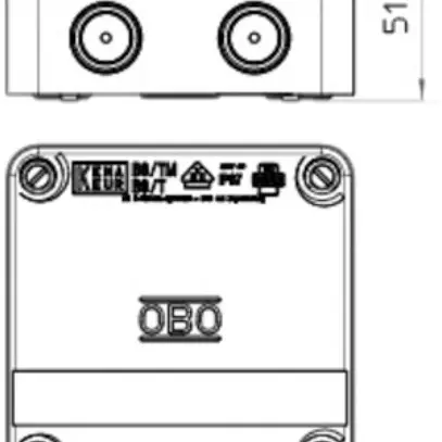 Boîte de dérivation AP Bettermann B9/TMvide M20 gris sans halog. 110×110×50mm 