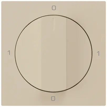 Inserto per interruttore rotativo kallysto 0/3L beige con manopola 