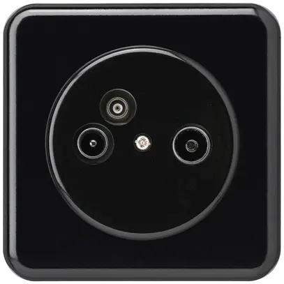 Presa d'antenna INC TV-R-dati basico C 19dB nero 