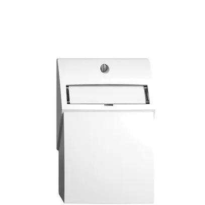 Kit de montage EDIZIOdue, avec capot de sortie droite, pour 2×RJ45, blanc 