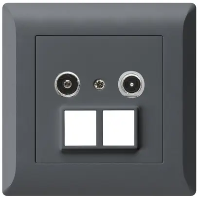 UP-Multimediadose kallysto.line R/TV 14dB 2GHz anthrazit 