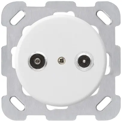 Presa d'antenna INC basico TV-R mont.B 11dB 2GHz bianco 