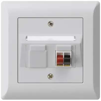 Presa INC audio kallysto.line 1×grigio chiaro morsetto per 1 altoparlante 