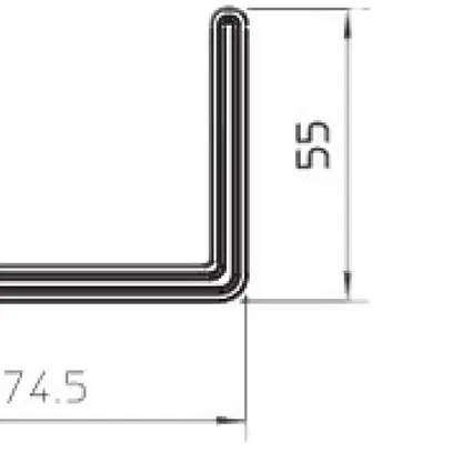 Coperchio Bettermann per US 7 profile arancione 