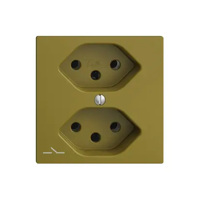 Prise ENC EDIZIOdue 2×T13 olive 1×S 