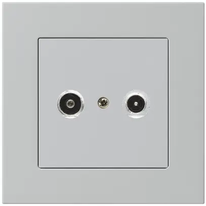 Prise antenne ENC kallysto.pro R/TV 19dB 2GHz gris clair 