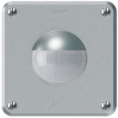 Rilevatore di movimento INC Hager robusto IP55 C 3 fili alluminio 