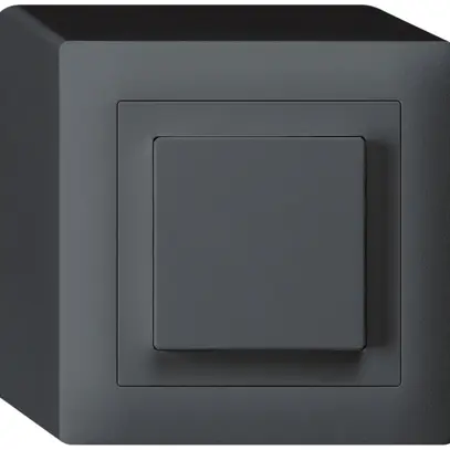 Interruttore puls.AP EDIZIOdue 3/1L antracite 