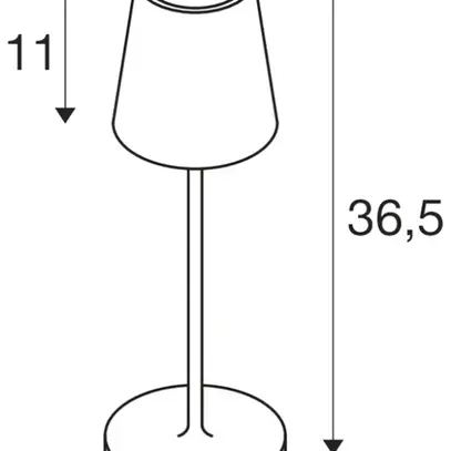 Lampada da tavolo LED SLV VINOLINA TWO 2W 190lm 2200/2700/3000K REG beige 