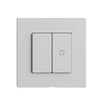 Commande pour interrupteur 1c scène/2t Edue Wiser gris clair 