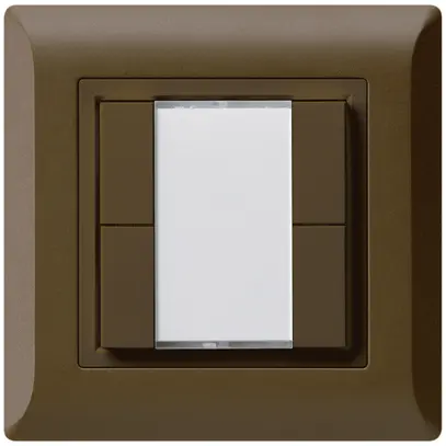 Pulsante universale INC 4×kallysto.line senza LED marrone 