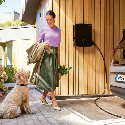 Station de charge ABL Wallbox eM4 Twin Controller 2×T2 32A 22kW reev 