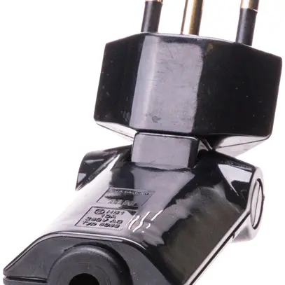 Spina ruotabile MH T12 nero girevole e pieghevole 130/180° 