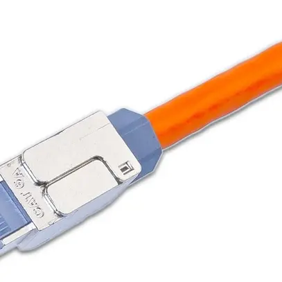 Connector RJ45 à montable sur le terrain toolless, introduction droite 