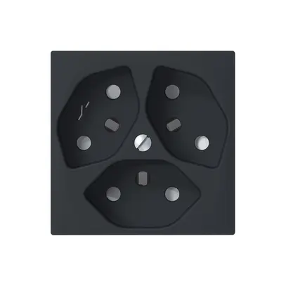 Prise SIDUS 3×T13/1 anthracite 