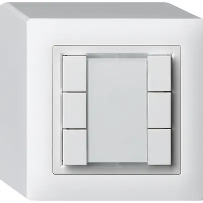 Poussoir universel AP 6×kallysto sans LED blanc 