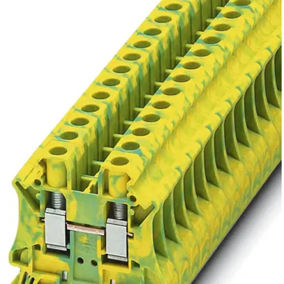 Borne 0.2…10mm² connexion rapide vert/jaune 
