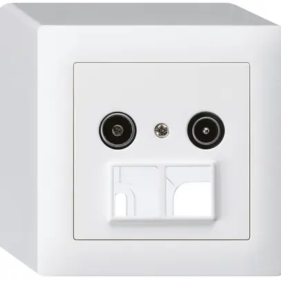 Presa multimedia AP kallysto R/TV 14dB 2GHz bianco 