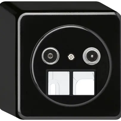 Prise multimédia AP basico TV-R 4dB 2GHz noir 